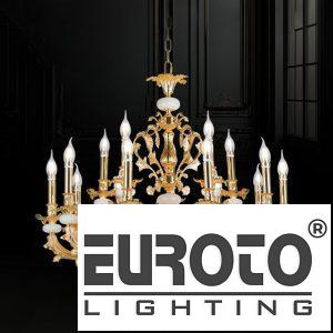 Đèn chùm đồng nến chao đá Ø880*H720+500 - E14*15