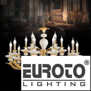 Đèn chùm đồng nến chao đá Ø960*H600+500 - E14*15