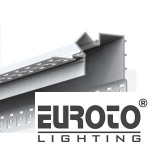 Thanh Nhôm Profile hắt trần 75*59.5mm Dài 3m lắp âm