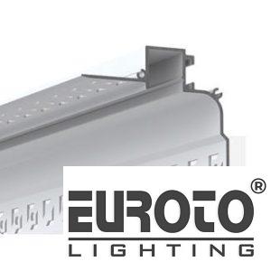 Thanh Nhôm Profile hắt trần 55*50mm Dài 3m lắp âm