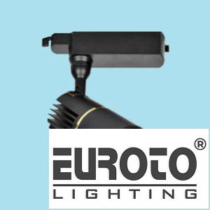 Đèn rọi ray Euroto vỏ đen