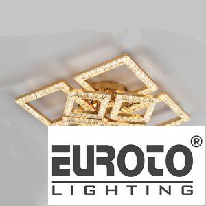 Đèn ốp trần Euroto L800*W570*H200 - 3 chế độ màu