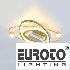 Đèn quạt không cánh ốp trần Euroto L800*W620*H160