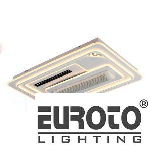Đèn quạt không cánh ốp trần Euroto L1080*W720*H150