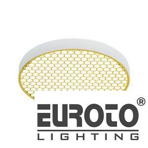 Đèn ốp trần tròn tổ ong - Ø160*H40 - LED 24W 3 CĐ màu