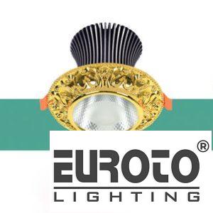 Đèn Led Âm Trần chống chói 3 màu Ø100*H75 - COB 12W