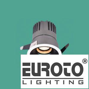 Đèn âm trần Ø85*H90 - COB 12W - Khoét lỗ Ø75