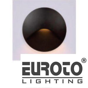 Đèn âm cầu thang cao cấp COB 3W - IP65 - Ø86, khoét lỗ Ø60 - vỏ đen