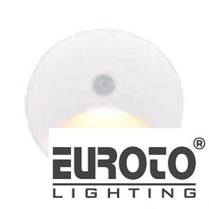 Đèn âm cầu thang tròn cao cấp COB 3W - IP65 - Ø86, khoét lỗ Ø60 - vỏ trắng