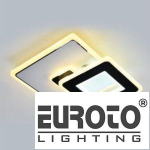 Đèn ốp trần vuông trang trí Ø240*H40, LED 45W, Xoay 180°