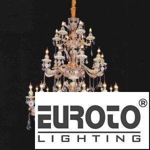 Đèn Chùm Pha lê Nến Ø1500xH1950