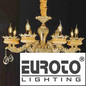 Đèn Chùm Pha lê Nến Ø750xH600