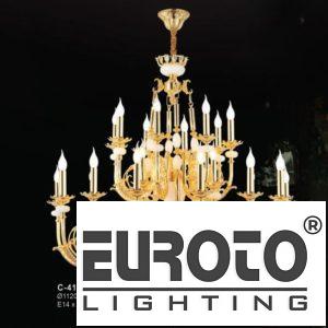 Đèn chùm nến Ø1120*H1200 + 500 - E14*28 +