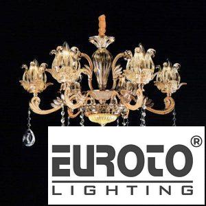 Đèn Chùm Pha Lê Nến Ø750xH750