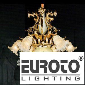 Đèn Chùm Pha Lê Nến Ø750xH850