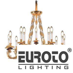 Đèn Chùm Trang Trí hợp kim Xi Mạ + Sứ - Ø1050*H850 - E14*16