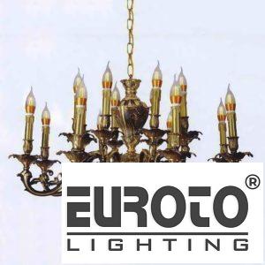 Đèn Chùm Đồng Ø850 x H500