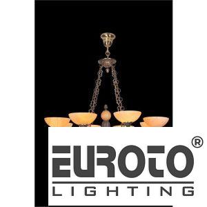 Đèn Chùm Đồng Chao Đá Euroto Ø1000 x H850