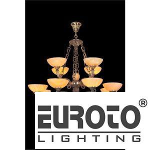 Đèn Chùm Đồng Chao Đá Euroto Ø1000 x H900