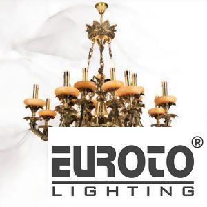 Đèn chùm nến đồng Ø850*H780+500 - E14*16 đồng nguyên chất