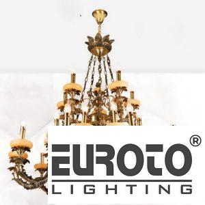 Đèn chùm nến đồng Ø1200*H1080+500 - E14*36 đồng nguyên chất