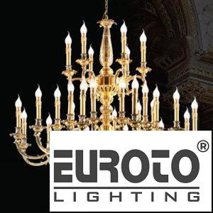 Đèn chùm nến đồng Ø1020*H900+500 - E14*30 đồng nguyên chất