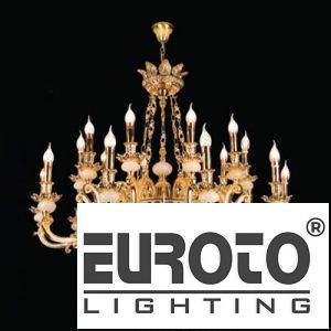 Đèn chùm nến đồng Ø1030*H800+500 - E14*20 + LED đồng nguyên chất - xi vàng