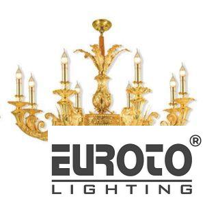 Đèn chùm nến đồng Ø940*H720+500 - E14*11 đồng nguyên chất - xi vàng