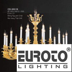 Đèn chùm pha lê Ø1100*H910+500 - E14*21 đồng nguyên chất