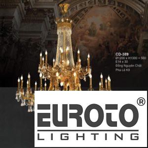 Đèn chùm pha lê Ø1200*H1300+500 - E14*30 đồng nguyên chất