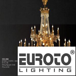 Đèn chùm pha lê Ø1600*H1970+500 - E14*56 đồng nguyên chất