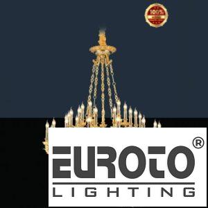 Đèn chùm nến đồng Ø1310*H1410+500 - E14*51 + đồng nguyên chất - Mạ vàng thật 24K