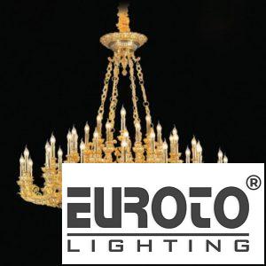 Đèn chùm nến đồng Ø1620*H1690+500 - E14*54 + đồng nguyên chất - Mạ vàng thật 24K