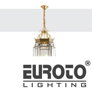 Đèn thả nến đồng Ø400*H820+500 - E14*8 - đồng nguyên chất