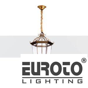 Đèn thả nến đồng Ø520*H900+500 - E14*6 - đồng nguyên chất