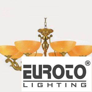 Đèn Chùm Đồng - Chao Đá Ø900*H650+500 - E27*11