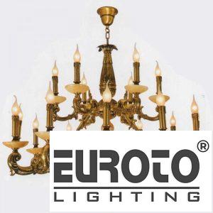 Đèn Chùm Đồng Nến Ø1100 x H1100