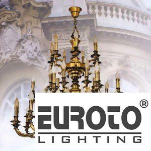 Đèn Chùm Đồng Nến Ø1050 x H1300