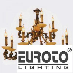 Đèn Chùm Đồng Nến Ø920 x H900