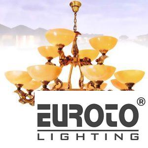 Đèn Chùm Đồng Chao Đá Ø950 x H800