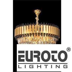 Đèn chùm pha lê Ø600 x H350 - E14*6 - Pha Lê K9