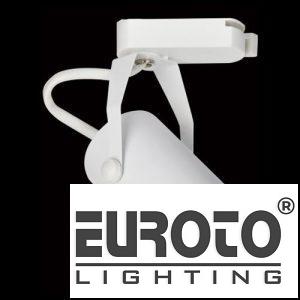 Đèn chiếu điểm thanh ray Ø50*H160-5W, Ánh sáng trắng & vàng, vỏ trắng