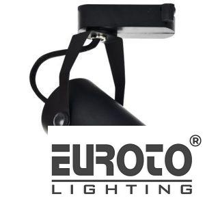 Đèn chiếu điểm thanh ray Ø50*H160-5W, Ánh sáng trắng & vàng, vỏ đen