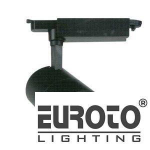 Đèn ray trượt FR-186 LED COB 12W vỏ đen