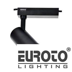 Đèn chiếu điểm thanh ray Ø50*L105*H180-COB 10W, Ánh sáng trắng & vàng, vỏ đen