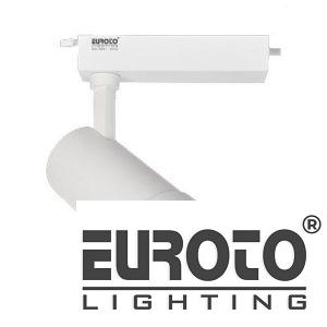 Đèn chiếu điểm thanh ray Ø50*L105*H180-COB 10W, Ánh sáng trắng & vàng, vỏ trắng