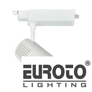 Đèn chiếu điểm thanh ray Ø80*L115*H200-COB 25W, Ánh sáng trắng & vàng, vỏ trắng