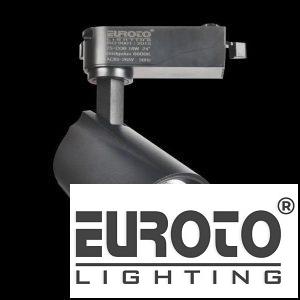 Đèn Chiếu Điểm Thanh Ray Ø75*L115*H170-COB 20W, Ánh sáng trắng & vàng, vỏ đen