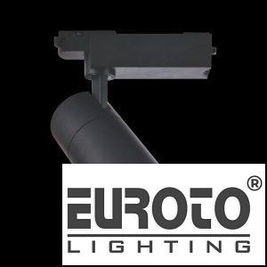 Đèn Chiếu Điểm Thanh Ray Ø60*L135*H160-COB 12W, Ánh sáng trắng & vàng, vỏ đen