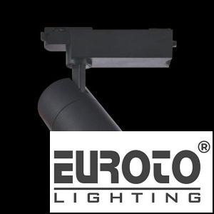 Đèn Chiếu Điểm Thanh Ray Ø80*L170*H220-COB 30W, Ánh sáng trắng & vàng, vỏ đen